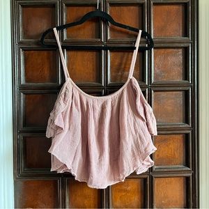 Jen's Pirate Booty - La Rose Gauze Crop Top